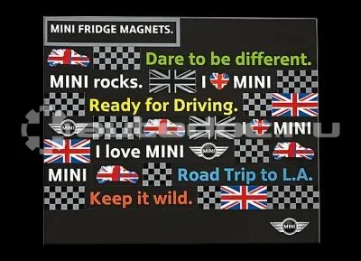 BMW Набор магнитов Mini Fridge Magnets