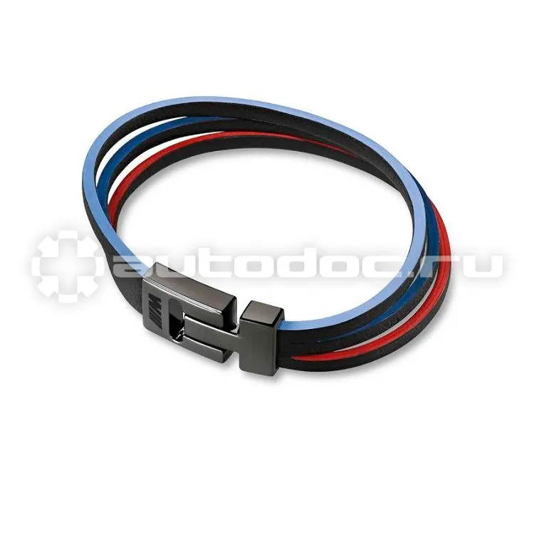BMW Кожаный браслет унисекс M Bracelet, Unisex