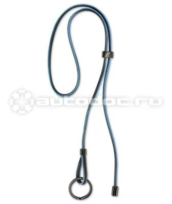 BMW Шнурок с карабином i Lanyard, Carbon Grey