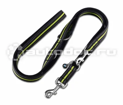 BMW | MINI | RR Поводок для собаки Active Dog Leash, Blue Nights  |  Wild Lime