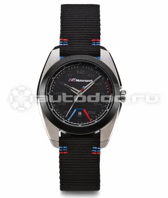 BMW | MINI | RR Мужские наручные часы BMW M Motorsport Watch, Men, Black | Silver