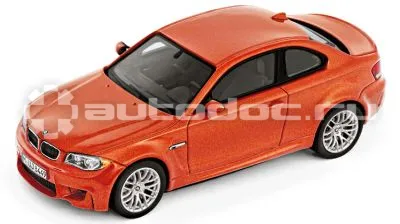 BMW | MINI | RR Модель автомобиля BMW 1 Series M Coupe (E82), Scale 1:18, orange