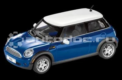 BMW | MINI | RR Модель автомобиля Mini Cooper (R56) Lightning Blue, Scale 1:18
