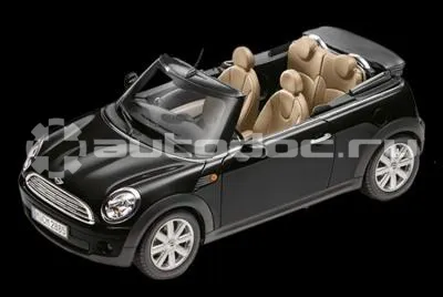 BMW | MINI | RR Модель автомобиля Mini Cooper Cabrio R57 Midnight Black, Scale 1:18