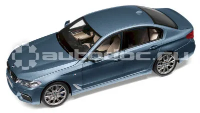 BMW | MINI | RR Модель автомобиля BMW 530i Limousine (G30), 1:18 Scale, Bluestone Metallic