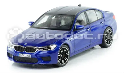BMW | MINI | RR Модель автомобиля BMW M5 (F90), Marina Bay Blue, 1:18 Scale