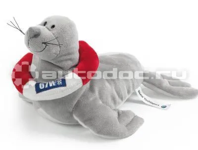 BMW Игрушка мягкая морской лев Пауль Paul The Sea Lion, Big, Grey