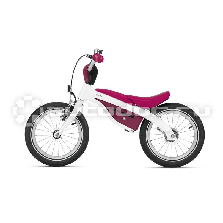 BMW Детский велосипед беговел Kidsbike, White  |  Raspberry Red, 2016