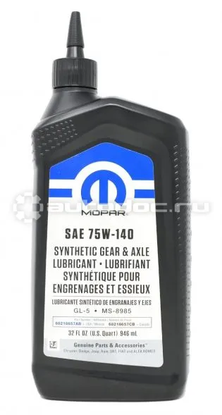 MOPAR SYNTHETIC GEAR & AXLE LUBRICANT SAE 75W-140
