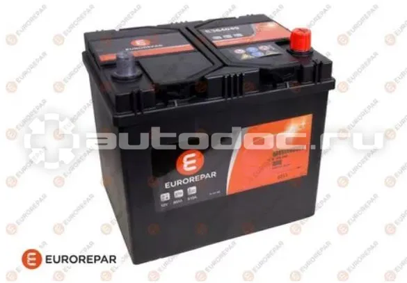 EUROREPAR Батарея аккумуляторная 60Aч/510А, 232x173x225, B00, полярность обратная
