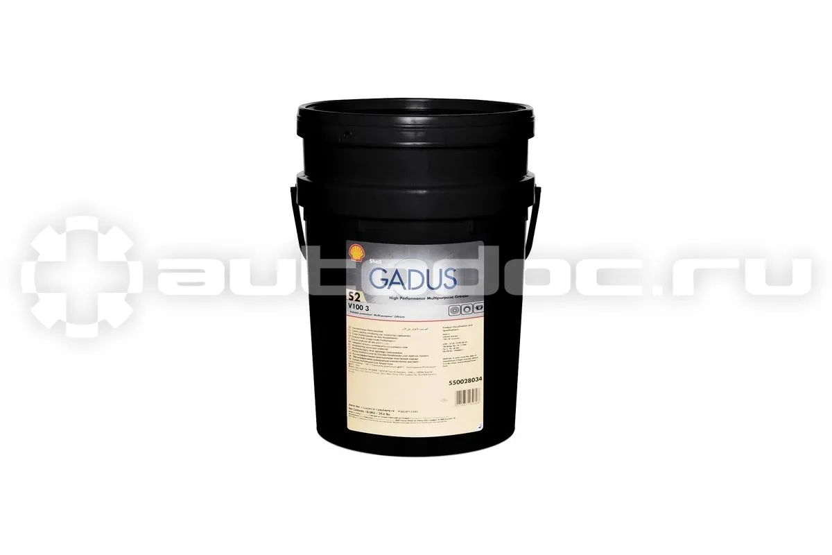 SHELL Смазка пластичная Gadus S2 V100 3