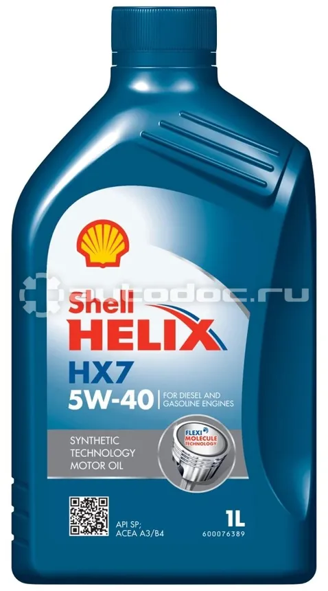 Shell Helix HX7 5W-40 SN PLUS
