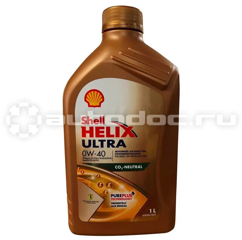 Shell Helix Ultra 0W-40 SN PLUS