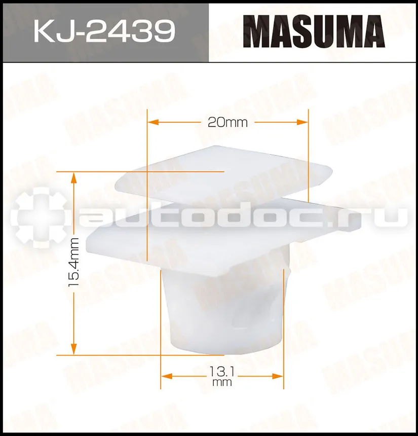 MASUMA Клипса автомобильная