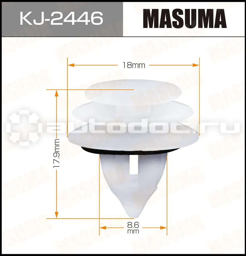 MASUMA Клипса автомобильная