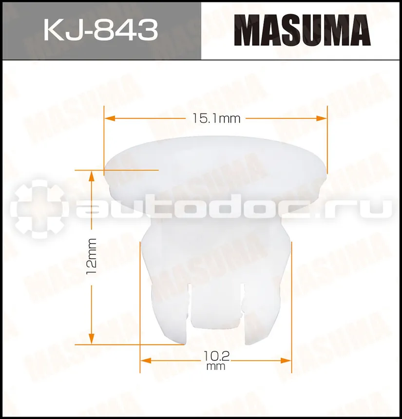 MASUMA Клипса автомобильная