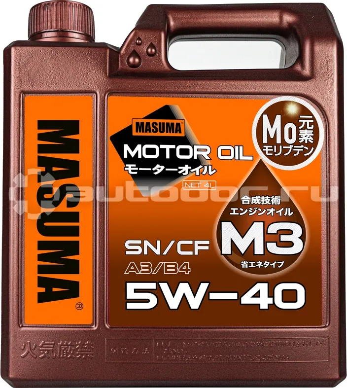 MASUMA 5W40 M3 SN/CF, A3B4