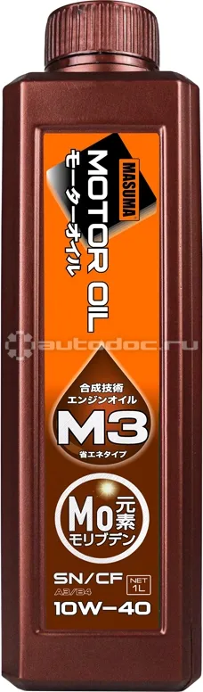 MASUMA 10W40 M3 SN/CF, A3B4