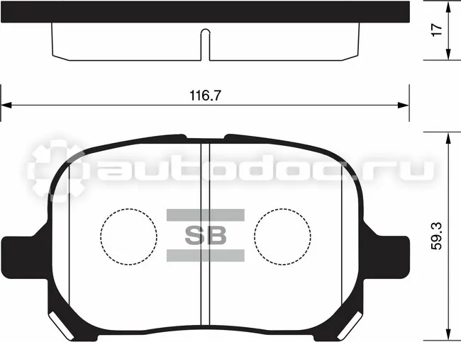 Колодки тормозные (Спереди) Lexus RX 97-06 / Toyota Camry 96-02