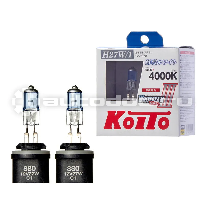 KOITO Лампы галогеновые H27W | 1