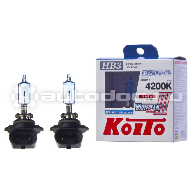 KOITO Лампы галогеновые HB3 | 9005