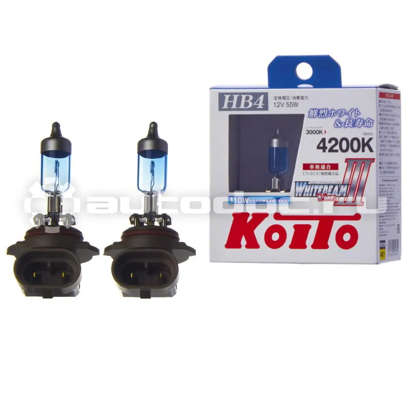 KOITO Лампы галогеновые HB4 | 9006