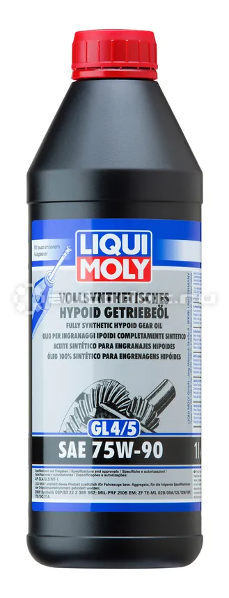 LIQUI MOLY Vollsynthetisches Hypoid-Getriebeoil 75W-90