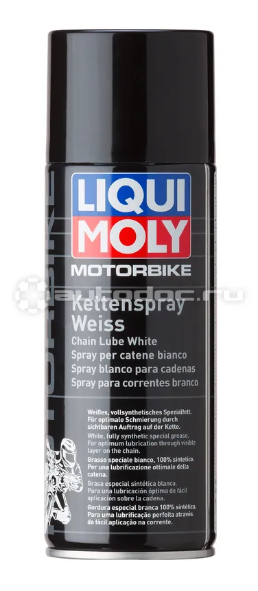 LIQUI MOLY Motorbike Kettenspray weiss Белая цепная смазка для мотоциклов