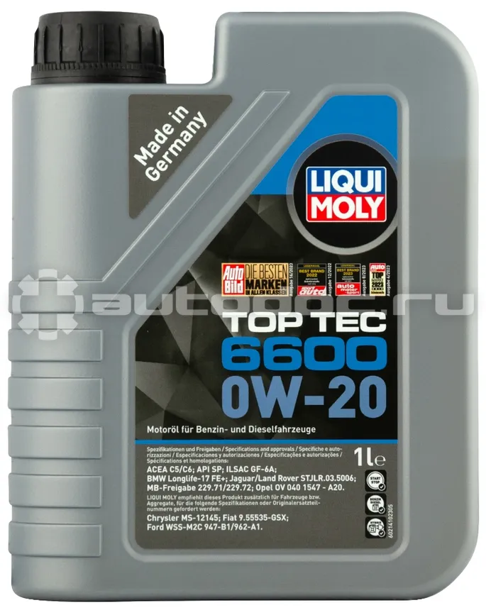 LIQUI MOLY Top Tec 6600 0W-20