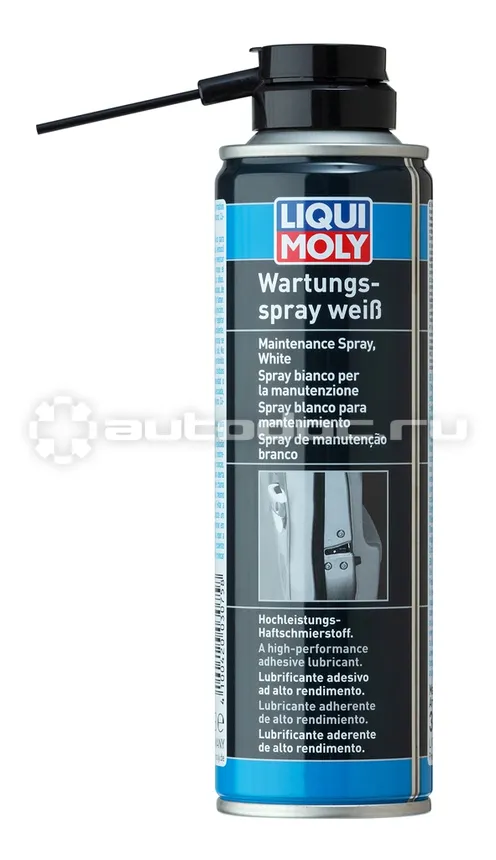 LIQUI MOLY Wartungs-Spray weiss Грязеотталкивающая белая смазка