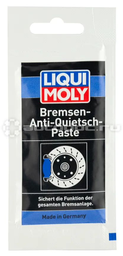 LIQUI MOLY Bremsen-Anti-Quietsch-Paste Синтетическая смазка для тормозной системы