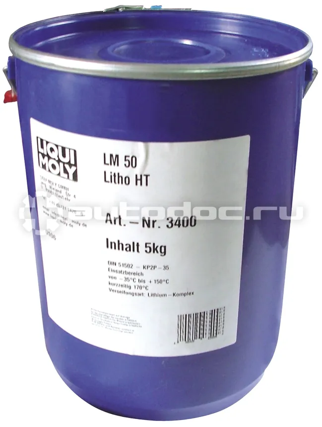 LIQUI MOLY LM 50 Litho HT Высокотемпературная смазка для ступиц подшипников