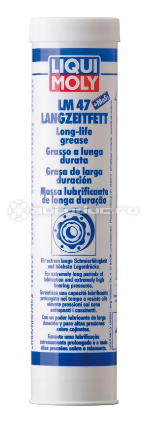 LIQUI MOLY LM 47 Langzeitfett + MoS2 Смазка ШРУС с дисульфидом молибдена