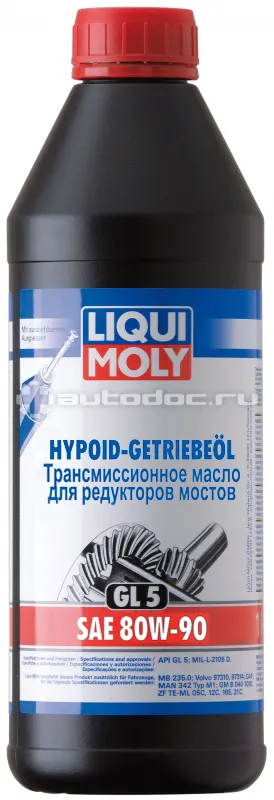 LIQUI MOLY Hypoid-Getriebeoil 80W-90
