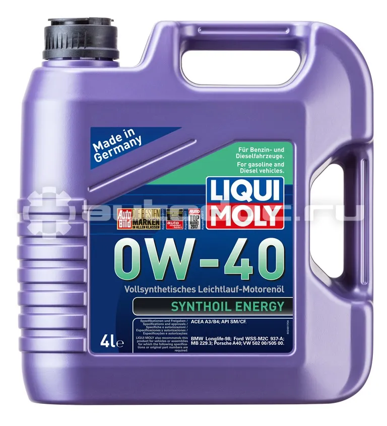 LIQUI MOLY Synthoil Energy 0W-40