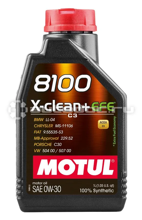 MOTUL 8100 X-CLEAN+ EFE 0W-30
