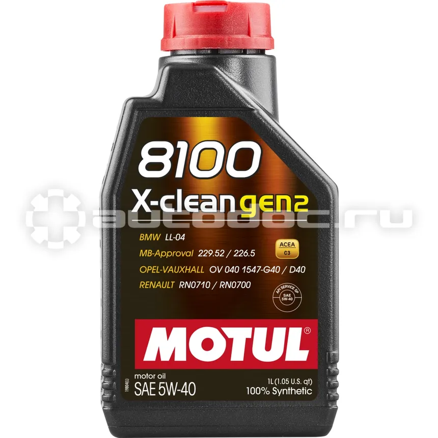 MOTUL 8100 X-CLEAN GEN2 5W-40