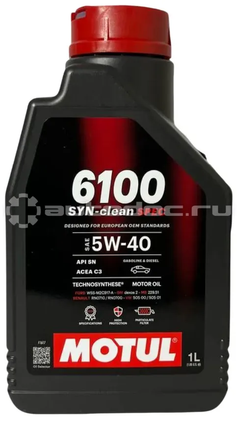 MOTUL 6100 SYN-CLEAN SPEC 5W-40