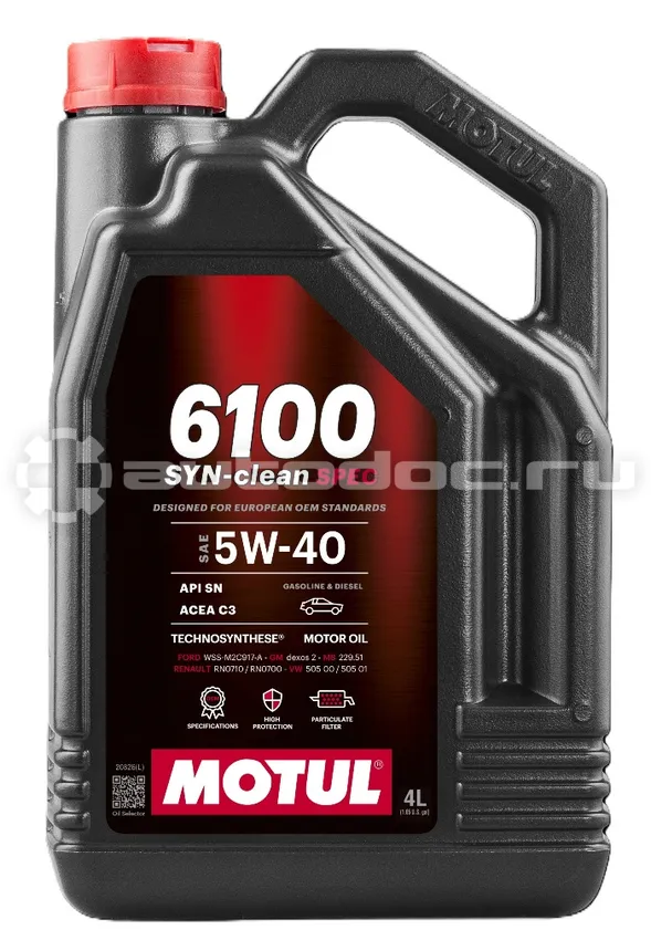 MOTUL 6100 SYN-CLEAN SPEC 5W-40