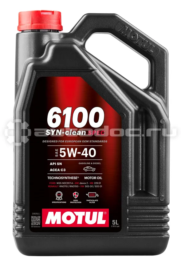MOTUL 6100 SYN-CLEAN SPEC 5W-40