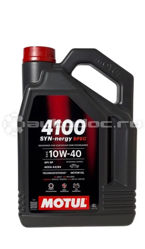 MOTUL 4100 SYN-NERGY SPEC 10W-40