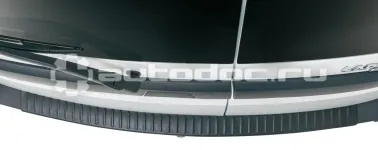 Накладка на задний бампер
