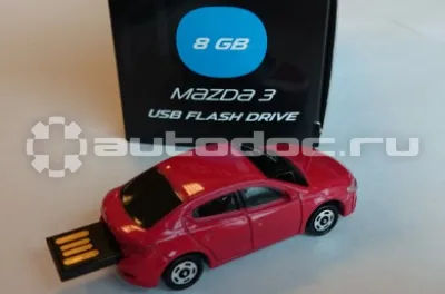 MAZDA Флешка в форме 3 USB Flash Drive, Red