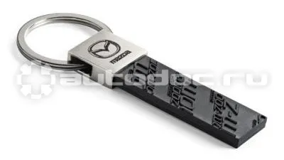 MAZDA Брелок Keyring, Zoom-Zoom, Black