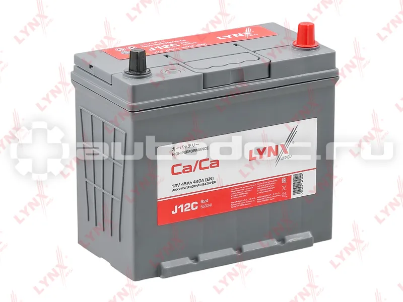 LYNX Аккумулятор 45 Ah, 440 A, обратная, 238x129x227, JIS
