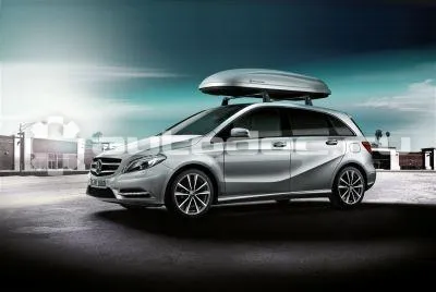 MERCEDES BENZ Багажный контейнер на крышу Roof box 450 matt silver