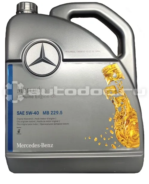 Mercedes-Benz Genuine Engine Oil MB 229.5 5W-40