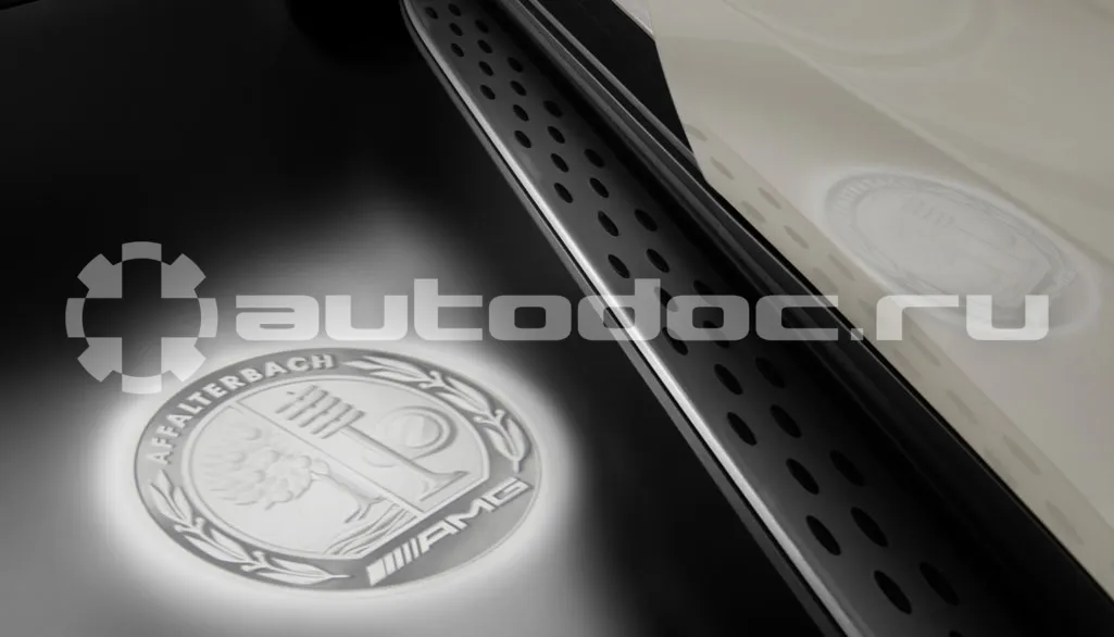 MERCEDES BENZ Проекция герба в передние двери