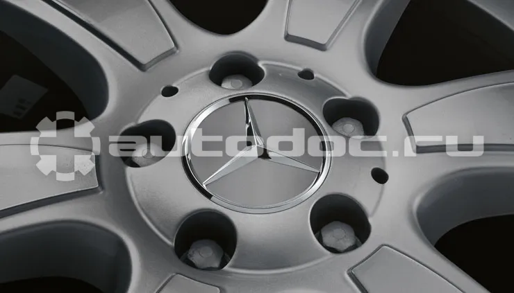 MERCEDES BENZ Колпачок ступицы колеса Mercedes Hub Caps, Matt Himalaya Grey