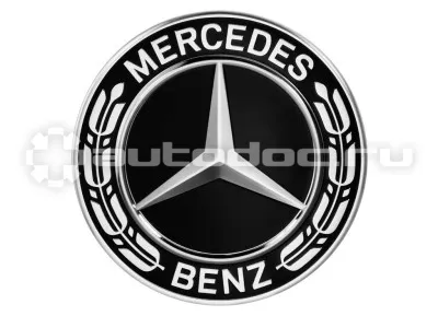 MERCEDES BENZ Колпачок ступицы колеса Mercedes Hub Caps, Black
